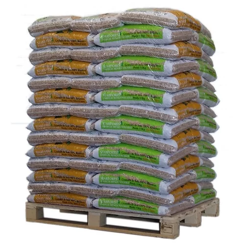 Starforest Premium Holzpellets (DINplus) – Palette 1050kg (70 Säcke)